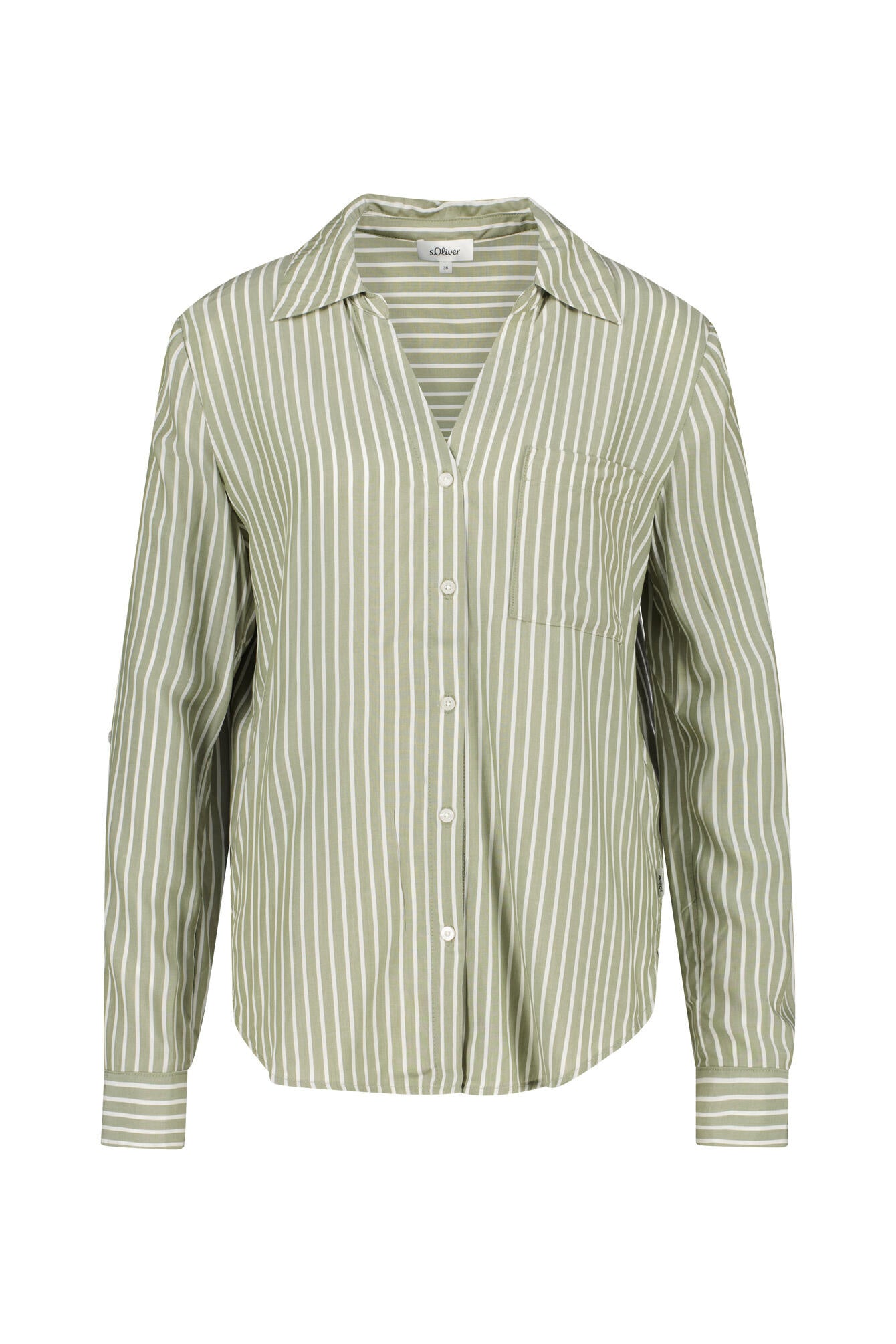 Bluse aus Viskose - 79G0-GREEN - Grün