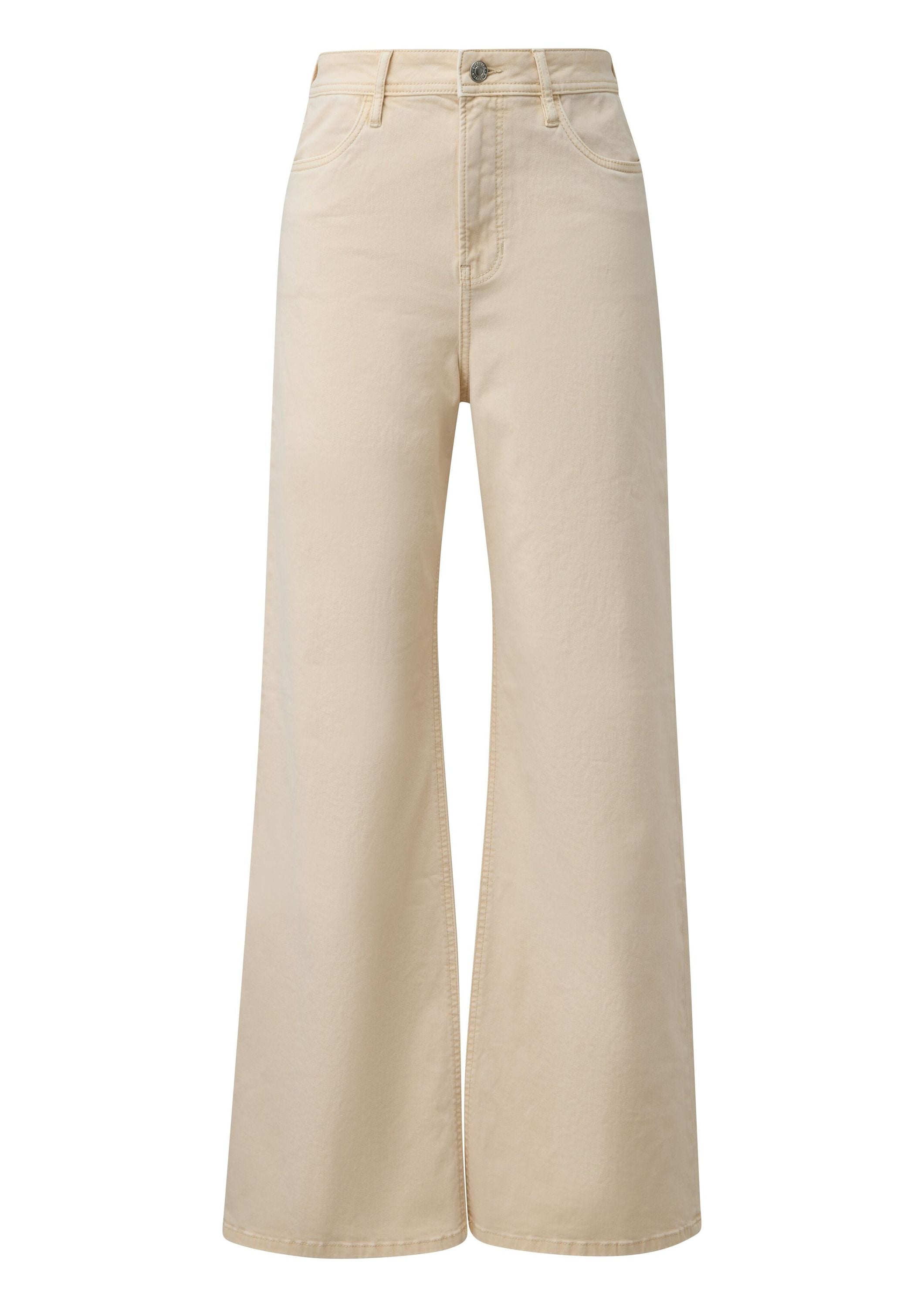 Jeans Wide Leg - 81Z8-BROWN - Beige