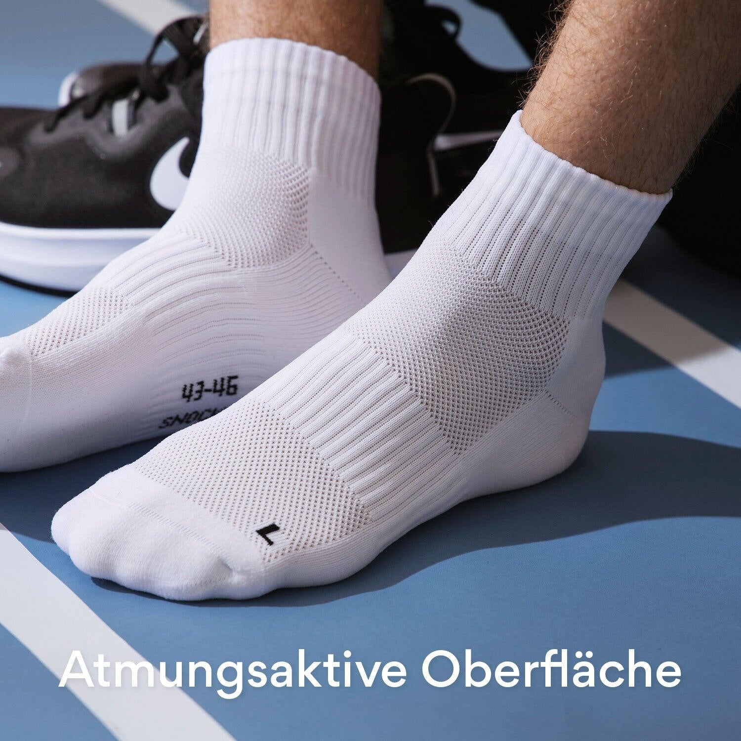 Socken MID RUNNING SOCKS - 168-White - Weiß