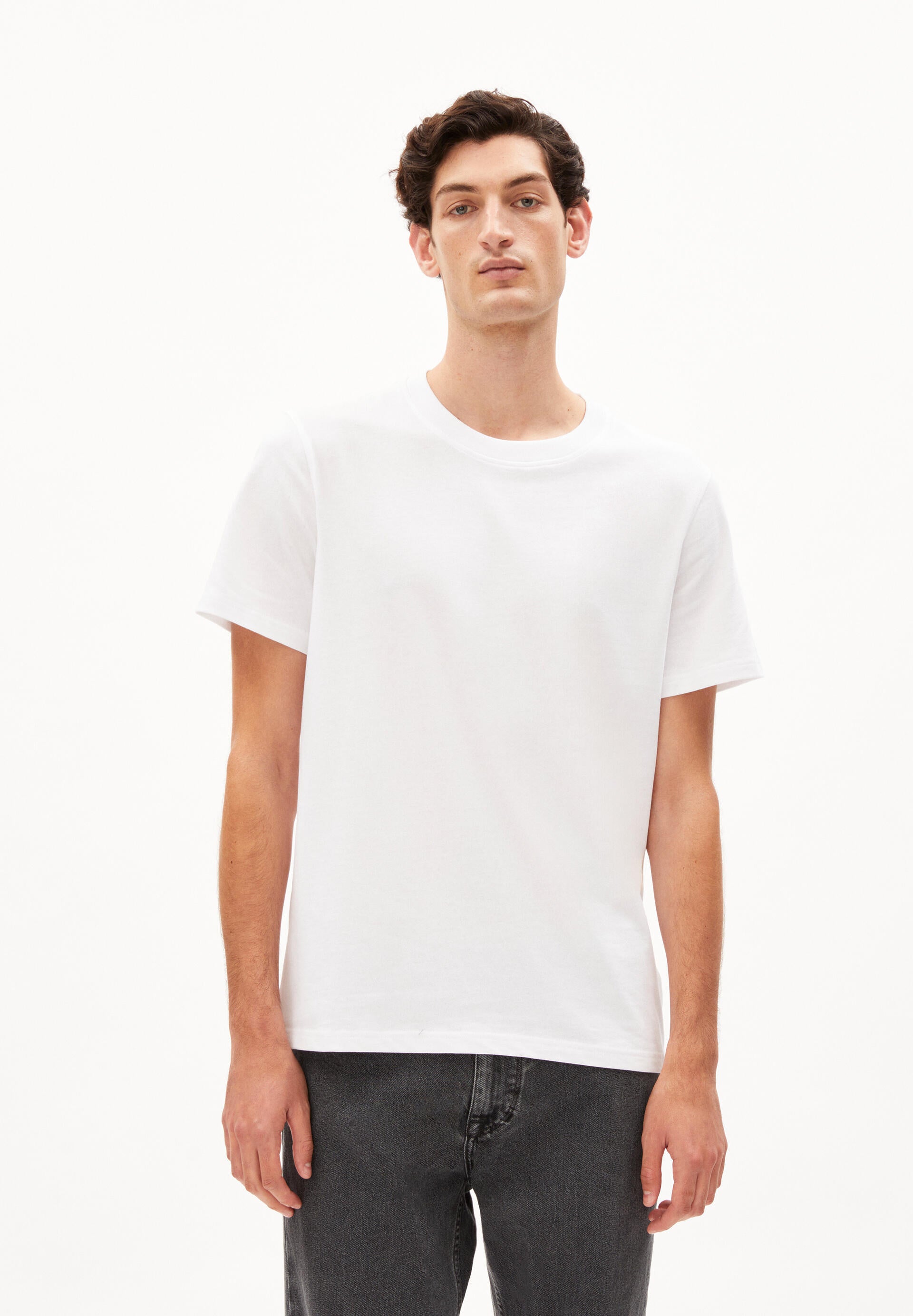 T-Shirt aus Baumwolle - 188-white - Weiß