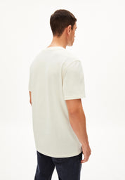 T-Shirt aus Baumwolle - 1609-oatmilk - Creme