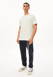 T-Shirt aus Baumwolle - 1609-oatmilk - Creme