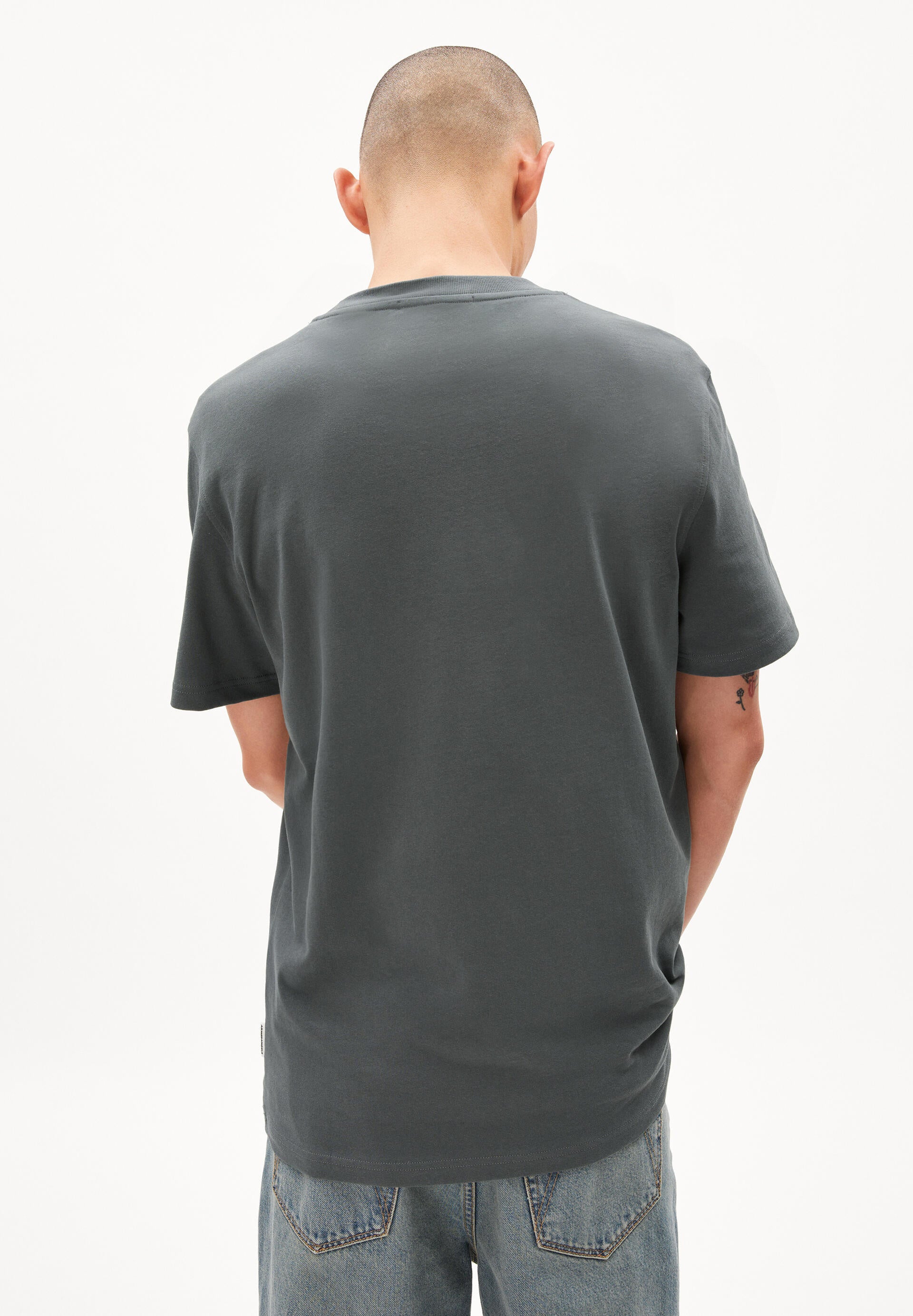 T-Shirt aus Baumwolle - 2682-space steel