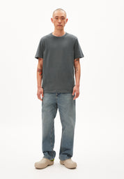 T-Shirt aus Baumwolle - 2682-space steel