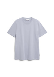 T-Shirt aus Baumwolle - 3054-misty morning - Blau