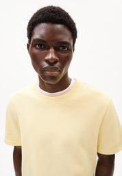 T-Shirt aus Baumwolle - 3057-early yellow - Gelb