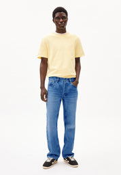 T-Shirt aus Baumwolle - 3057-early yellow - Gelb