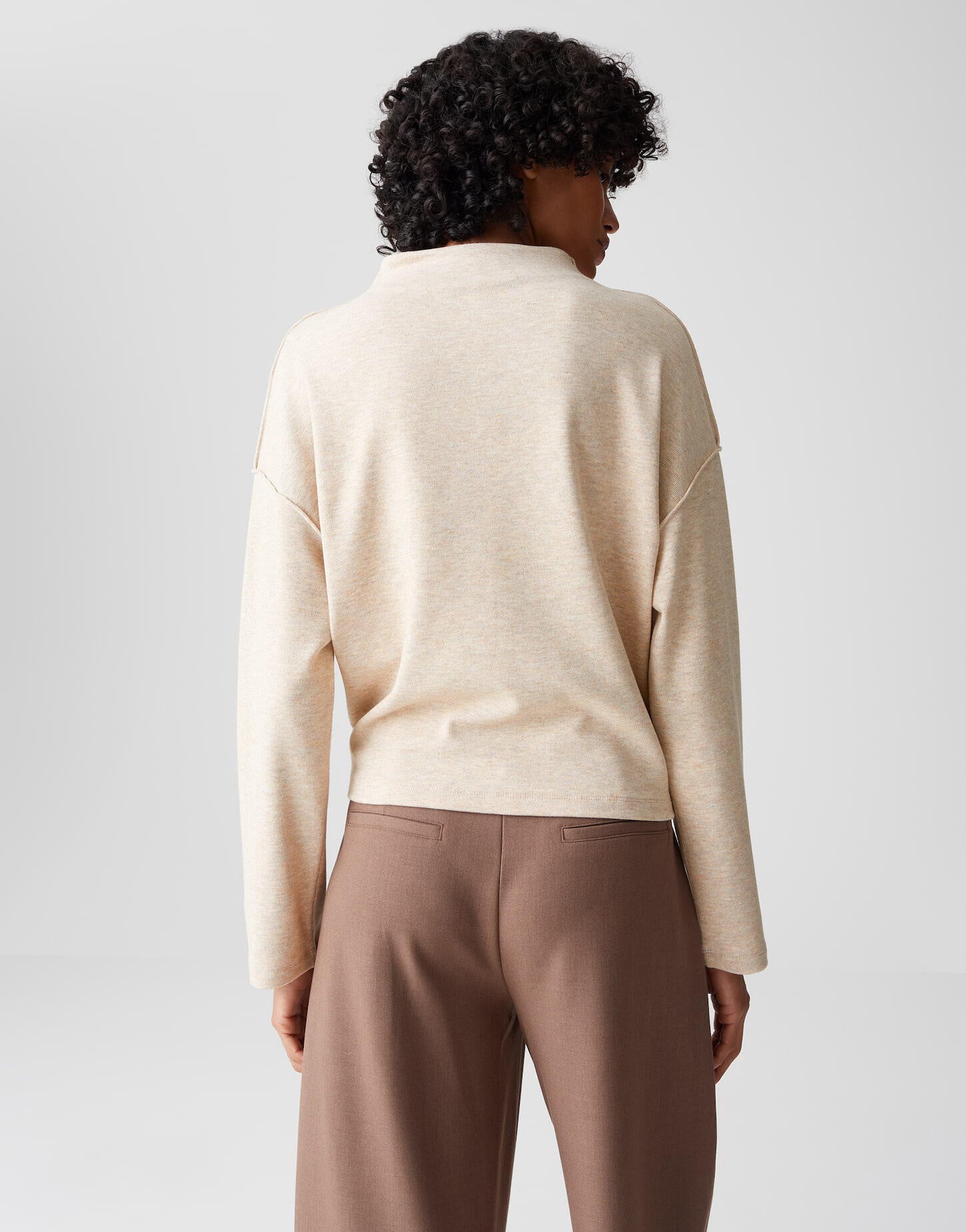 Langarmshirt SINZI - 2088-macadamia - Beige