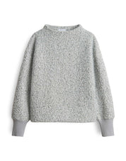 Strickpullover GOBANO - 8056-hazy fog melange - Grau