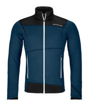 Fleecejacke mit Stehkragen - 54202-deep ocean - Blau