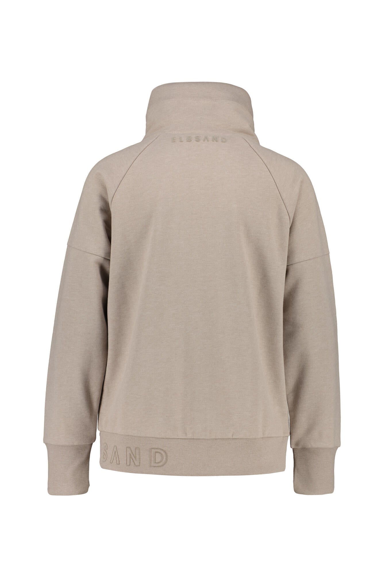 Sweatjacke AIRIN aus Baumwollmix - 1410-Silver Sand Mel. - Beige