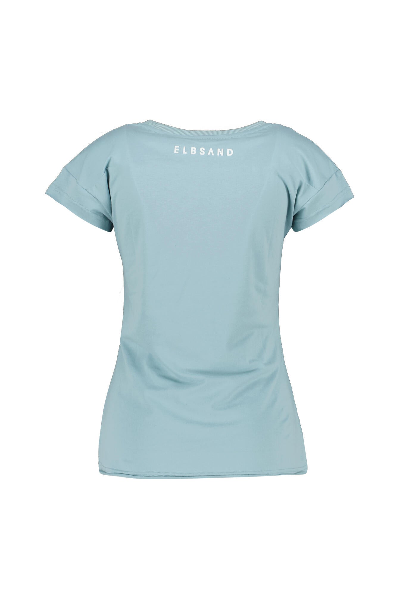 T-Shirt aus Baumwollmix - 754-Blue Shadow - Türkis