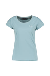 T-Shirt aus Baumwollmix - 754-Blue Shadow - Türkis