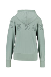 Sweatjacke KAIRE aus Baumwolle - 8740-Soft Sage - Grün