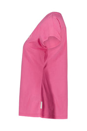 T-Shirt RAGNE aus Baumwollmix - 6640-Magenta Sky - Pink