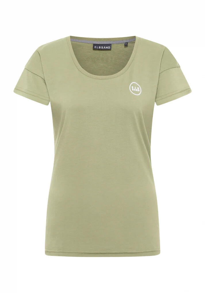 T-Shirt RAGNE aus Baumwollmix - 8870-Green Leaf - Grün