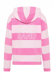 Sweatshirt EYDIS Loose Fit - 0122-Magenta Sky_Soft Rose_str - Pink