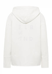 Sweathoodie DANEA Loose Fit - 1660-Cloud White - Weiß