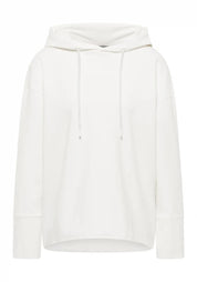 Sweathoodie DANEA Loose Fit - 1660-Cloud White - Weiß
