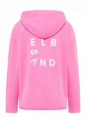 Sweathoodie DANEA Loose Fit - 6640-Magenta Sky - Pink