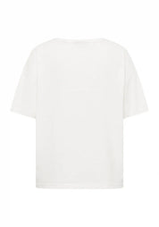 T-Shirt LIVI Loose Fit - 166026-Cloud White_mulitcolor - Weiß