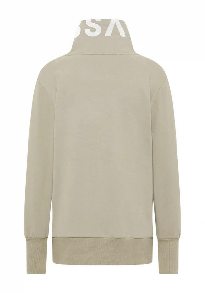Sweatjacke - 92602-Pale Fern_white - Khaki