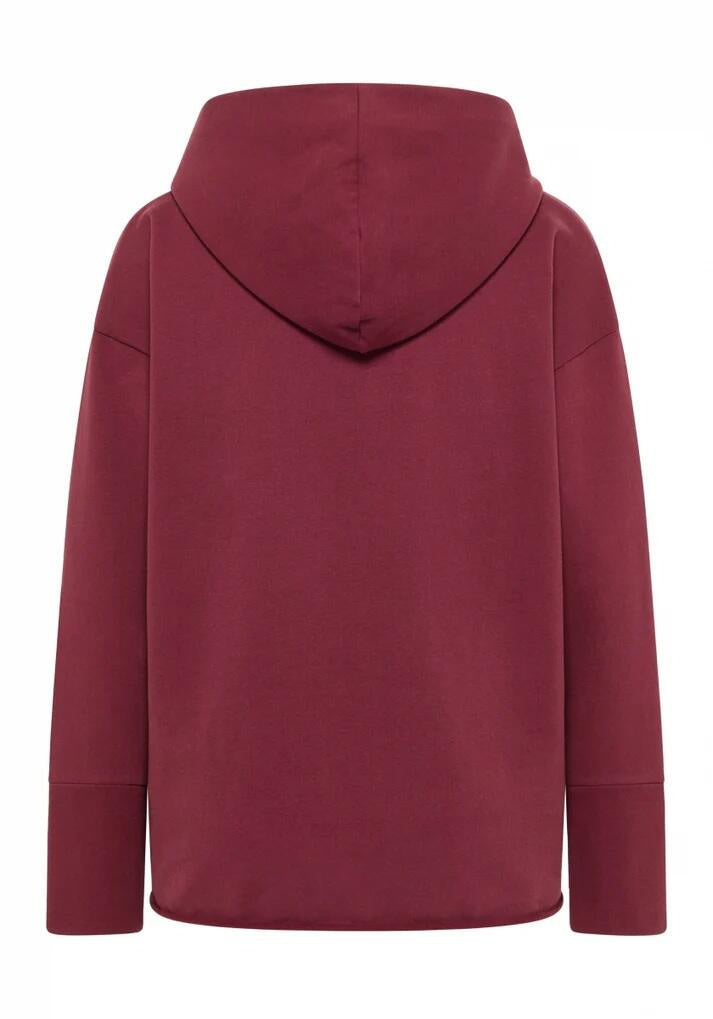 Sweathoodie DARIS aus Baumwolle - 450-Ruby - Rot