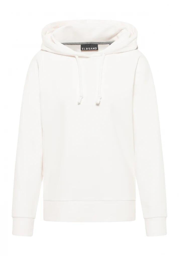 Sweathoodie MAIKA aus Baumwollmix - 16618-Cloud White_ pale fern - Weiß