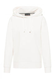Sweathoodie MAIKA aus Baumwollmix - 16618-Cloud White_ pale fern - Weiß