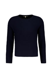 Strickpullover aus Baumwolle - NY73-Navy - Blau