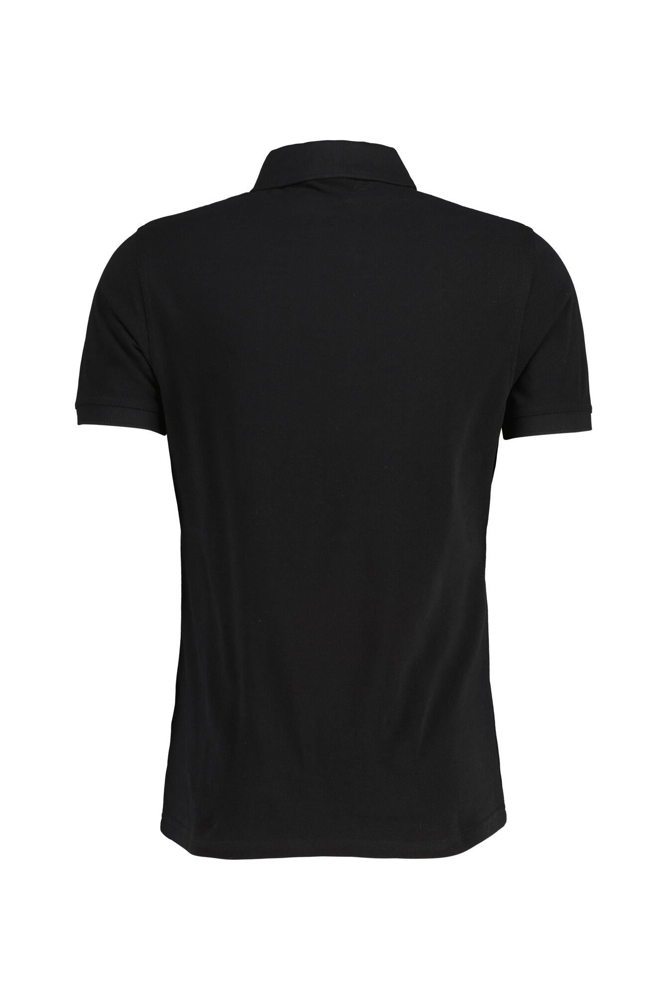 Poloshirt aus Baumwolle - BK71-Black/P - Schwarz