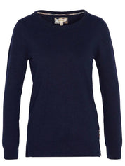 Langarmshirt  PENDLE mit Ellenbogen-Patches - NY78-Navy/He - Blau