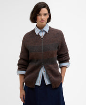 Paul Smith loves Barbour Strickjacke - RU71-Rustic - Braun