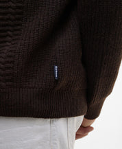 Strickpullover aus Wollmix - BR17-Dark Oa - Braun