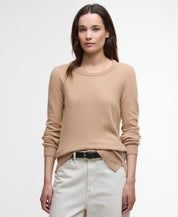 Langarmshirt  PENDLE mit Ellenbogen-Patches - BE12-Pale Camel - Braun