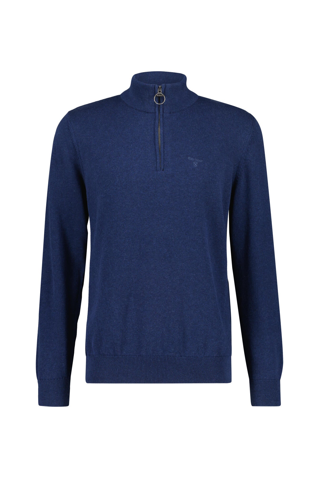 Strickpullover aus Baumwolle - BU11-Marl - Blau