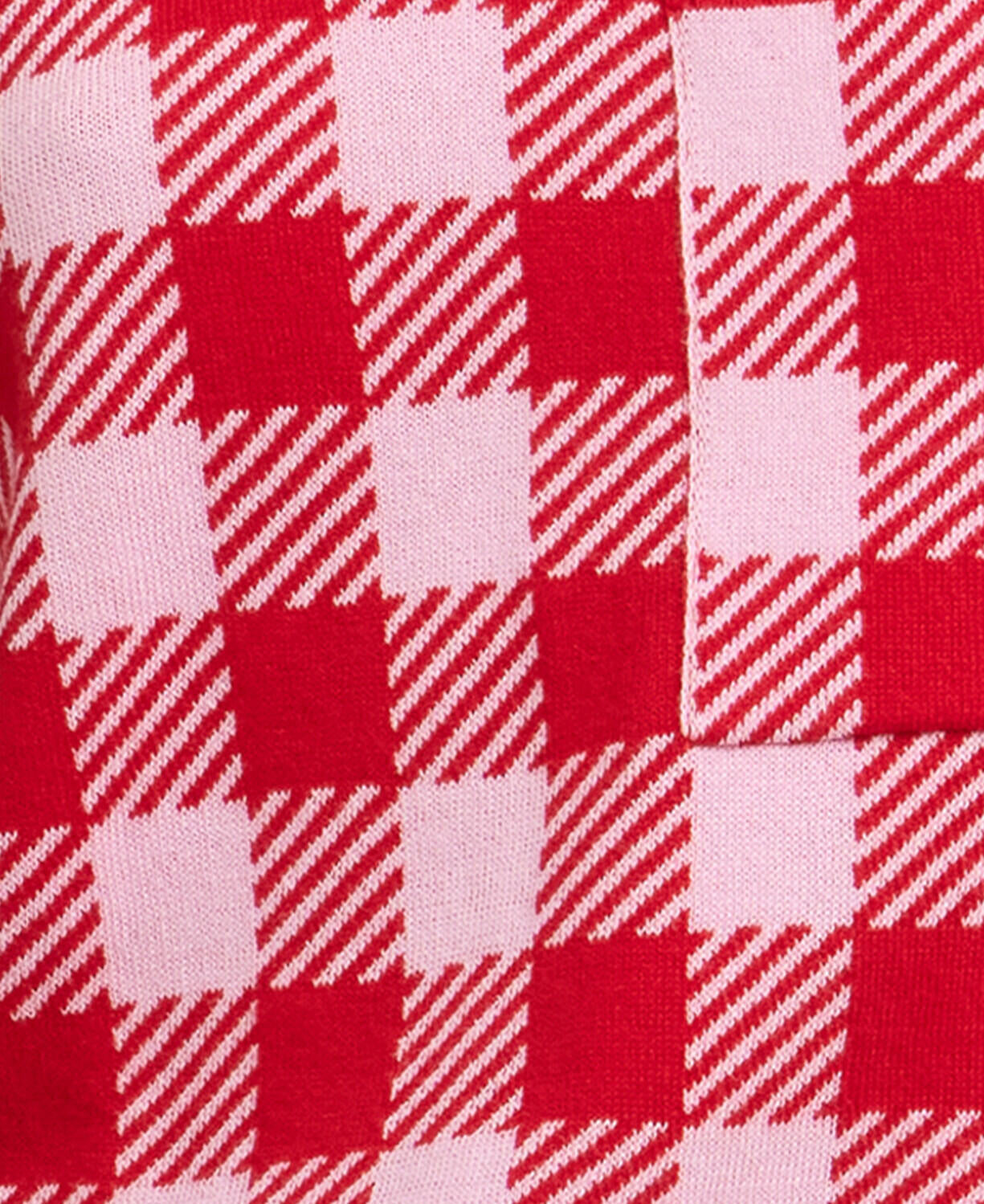 Strick-T-Shirt ESTHER aus Baumwolle - MI11-Multi - Rot