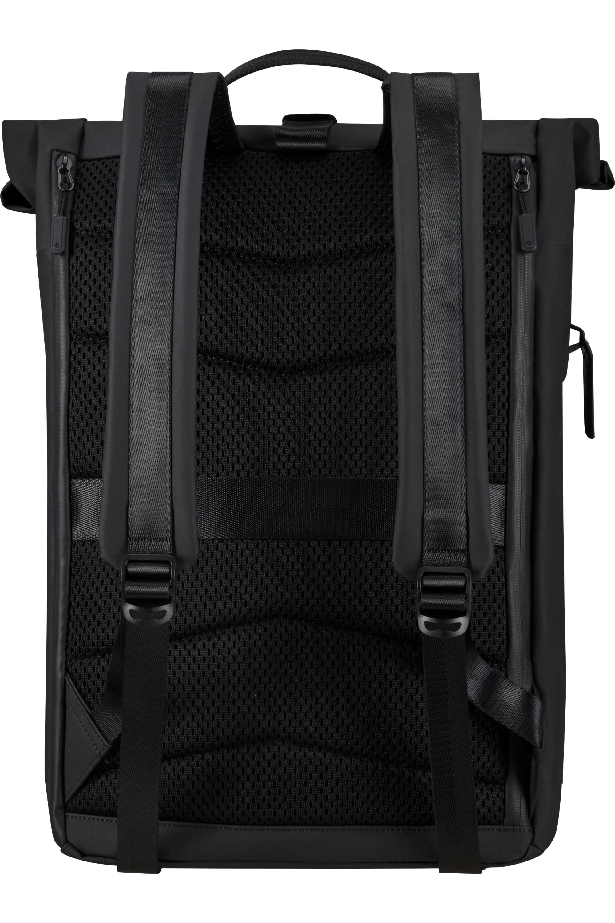 Rolltop-Rucksack COATIFY BIZ - 1041-BLACK - Schwarz