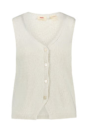 Strickpullunder aus Baumwolle - 00 - Weiß