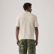 Strickhemd aus Baumwolle - 06 - Beige