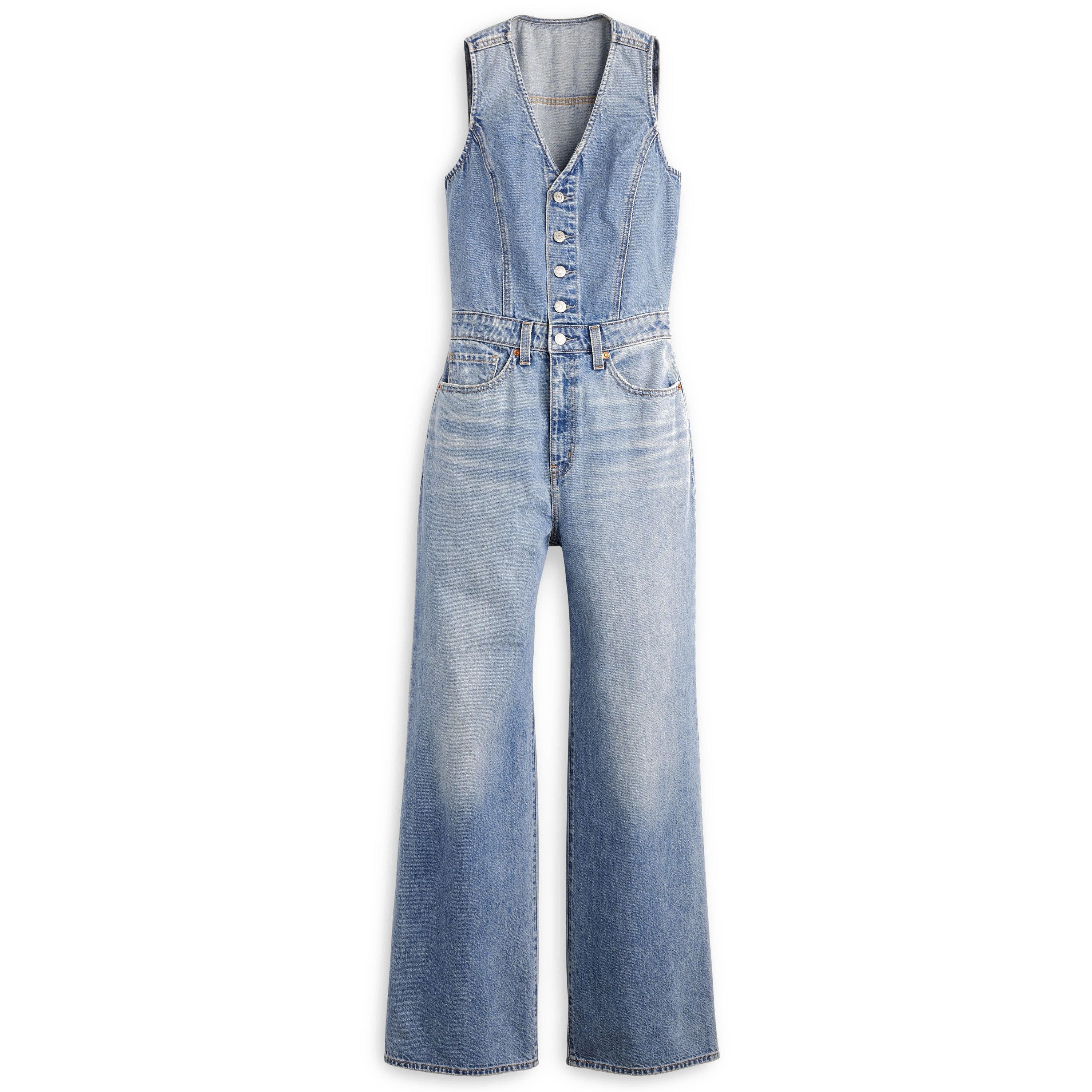 Jeanskleid aus Baumwolle - 01 - Blau