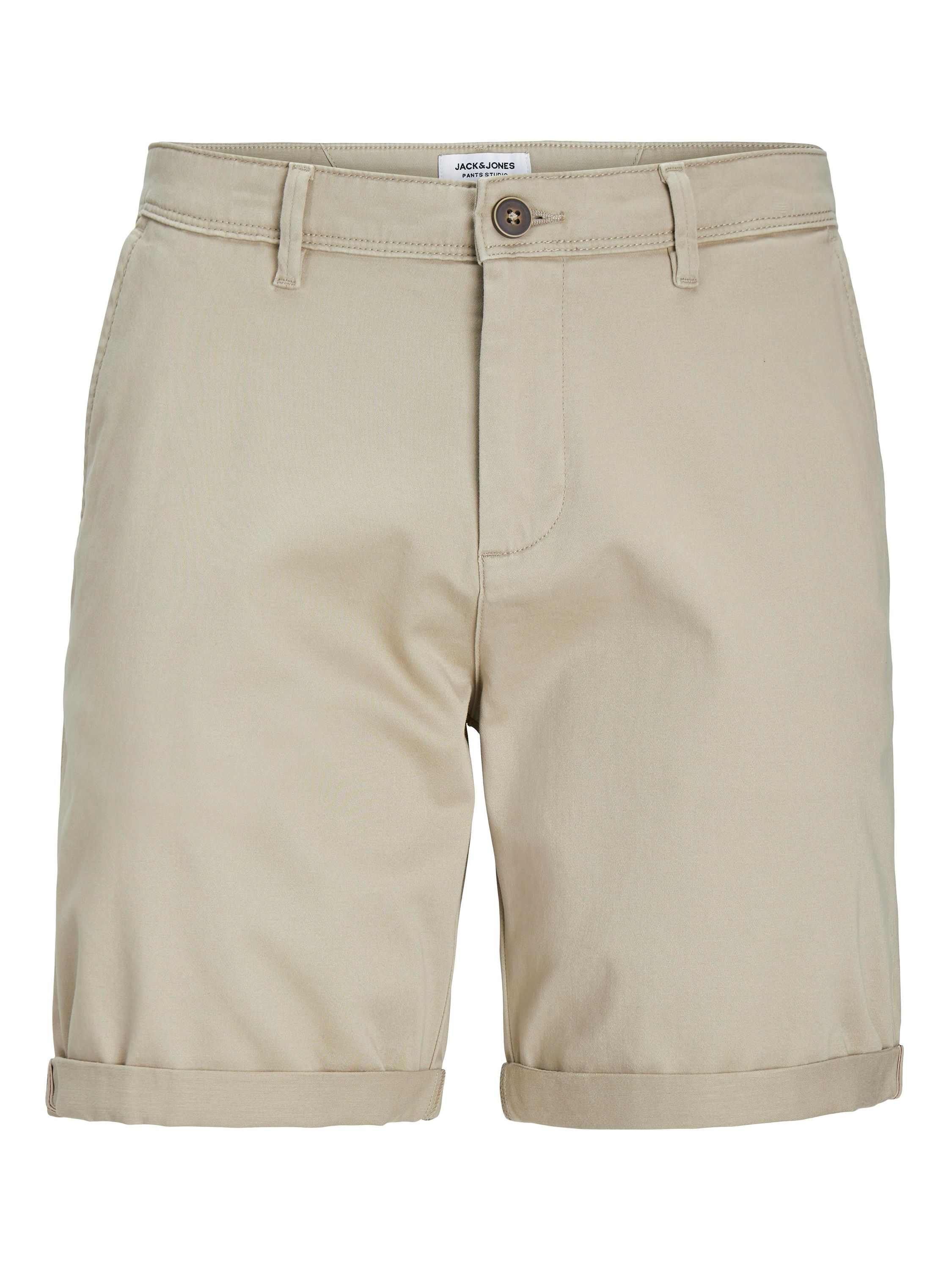 Chinoshorts SOLID Regular Fit - Crockery - Beige