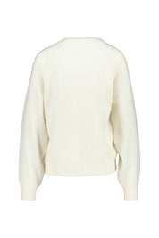 Strickpullover aus Wollmix - 9001 - Creme