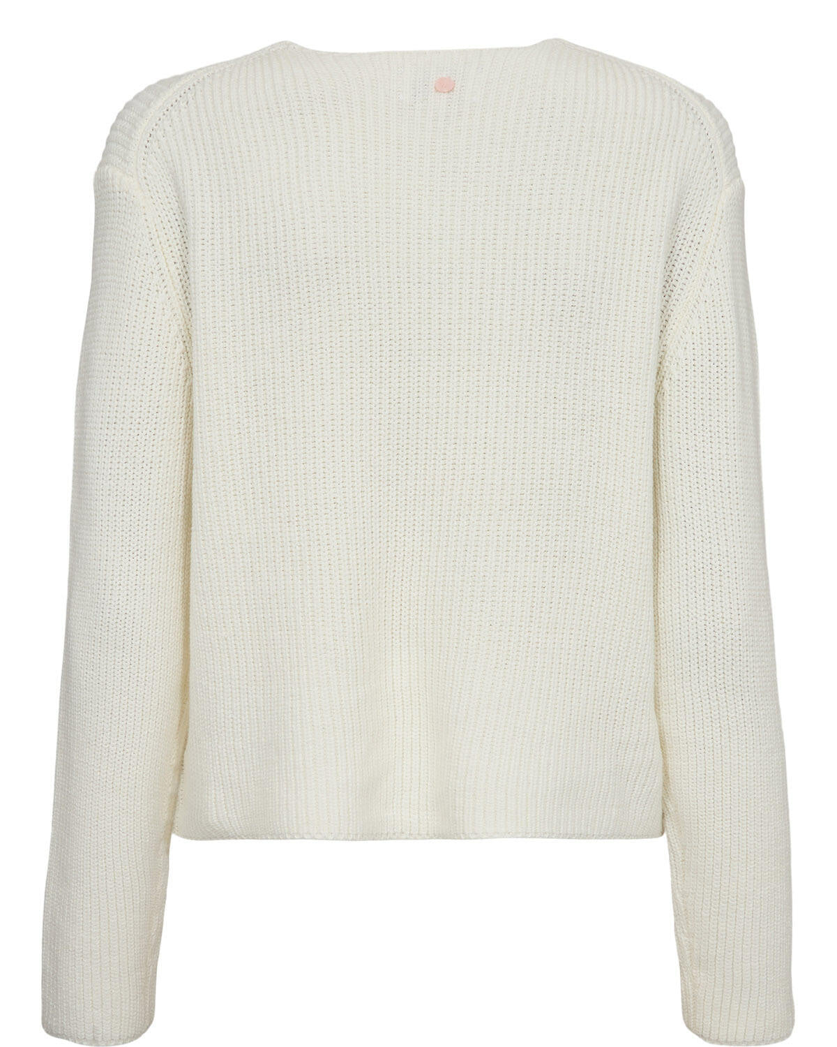 Strickpullover aus Baumwollmix - 9001 - Weiß