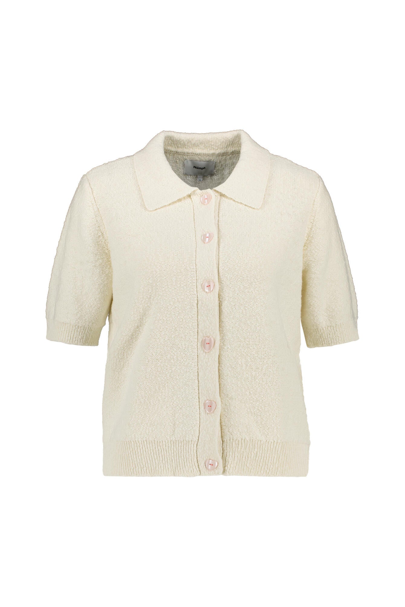 Strickcardigan aus Baumwolle - 9001 - Creme