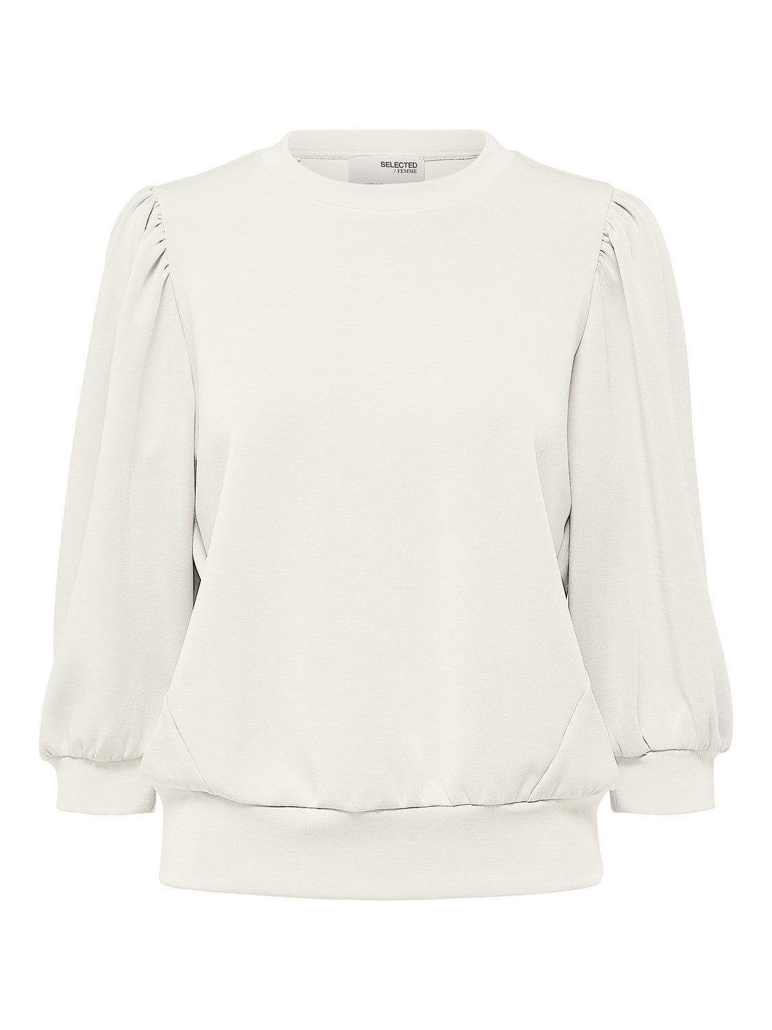 Sweatshirt mit Puffärmeln - Snow White - Weiß