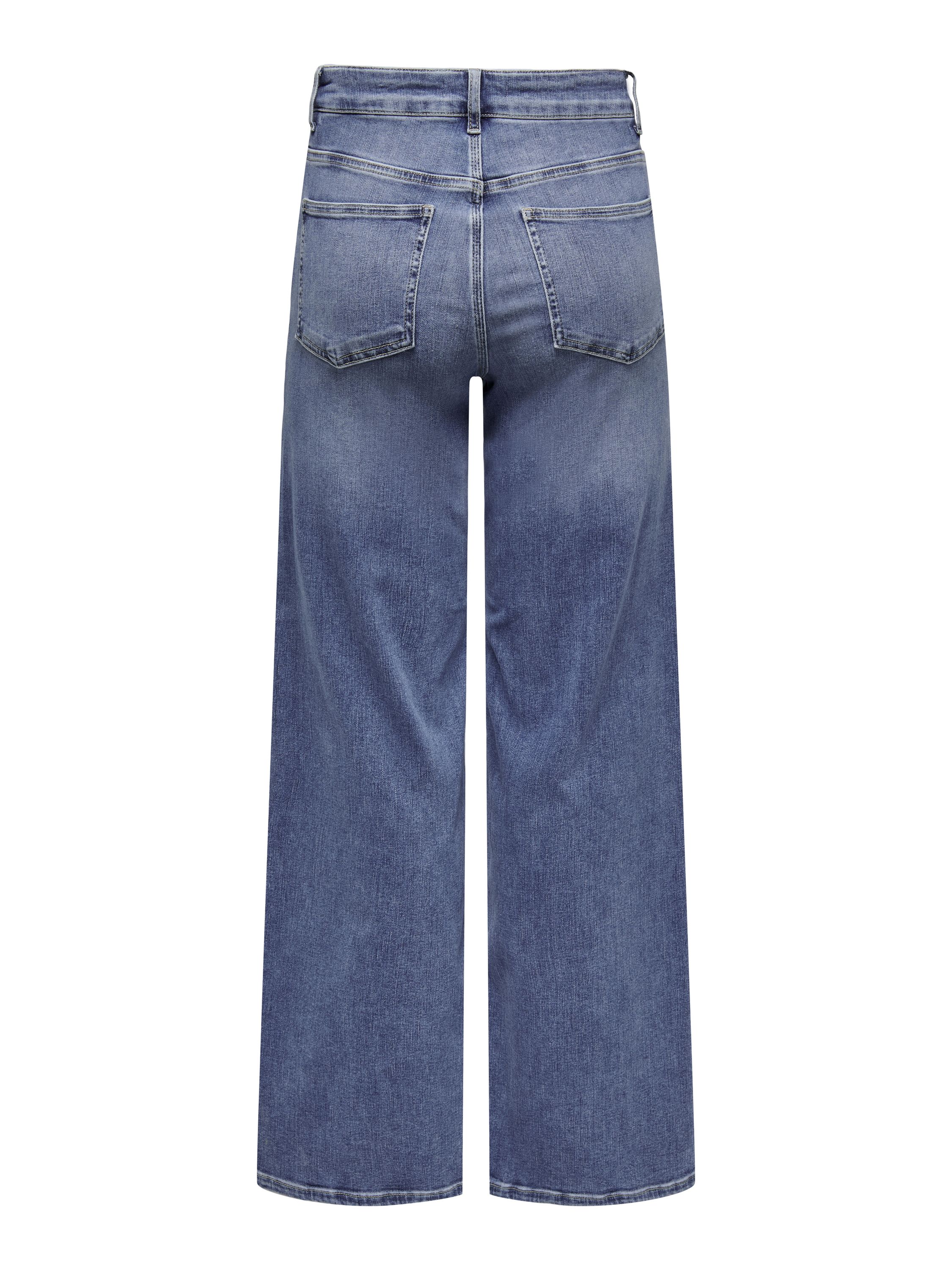 Jeans MADISON Wide Leg - Medium Blue Denim - Blau