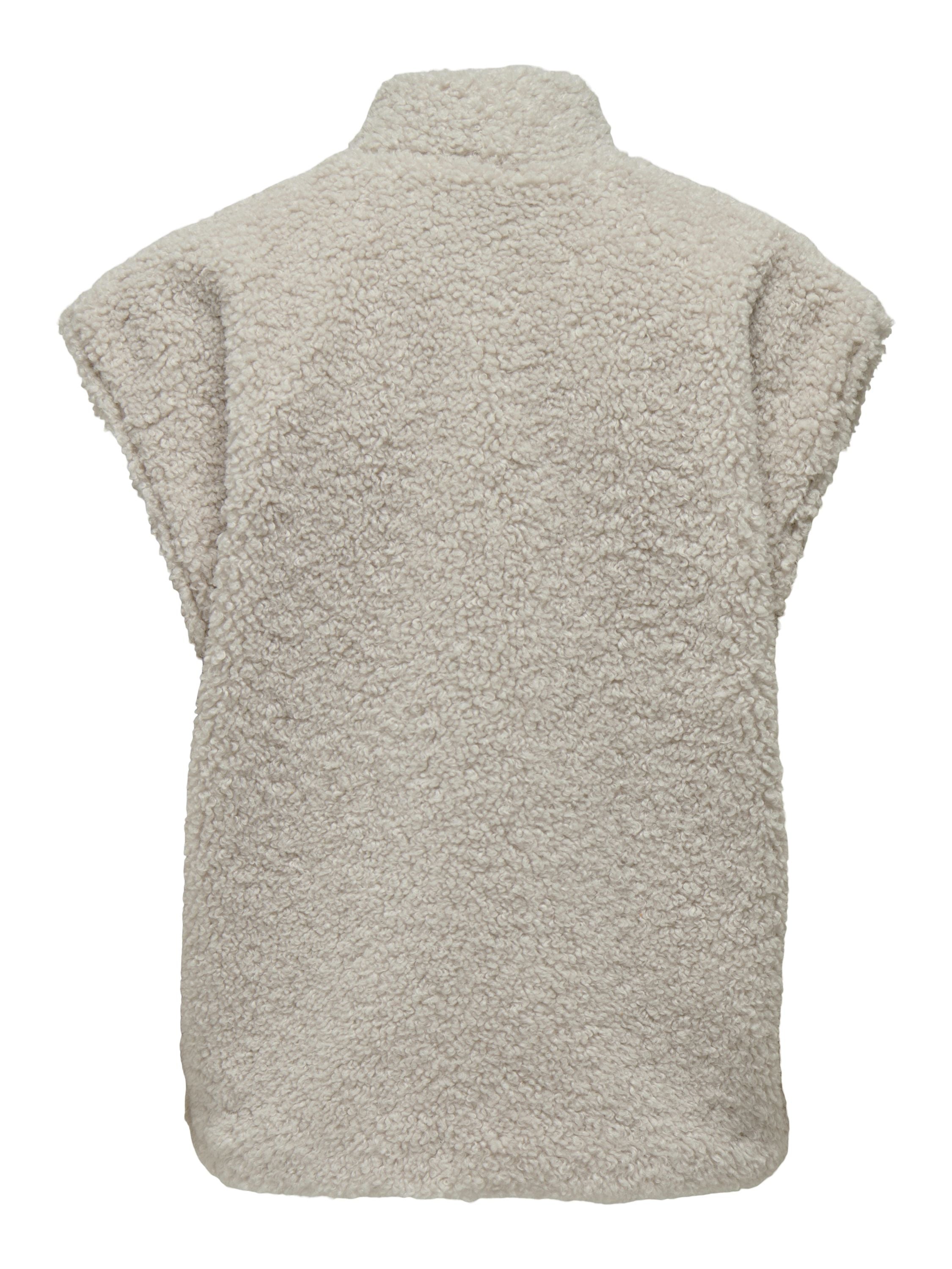 Teddyfell Weste - Pumice Stone - Creme