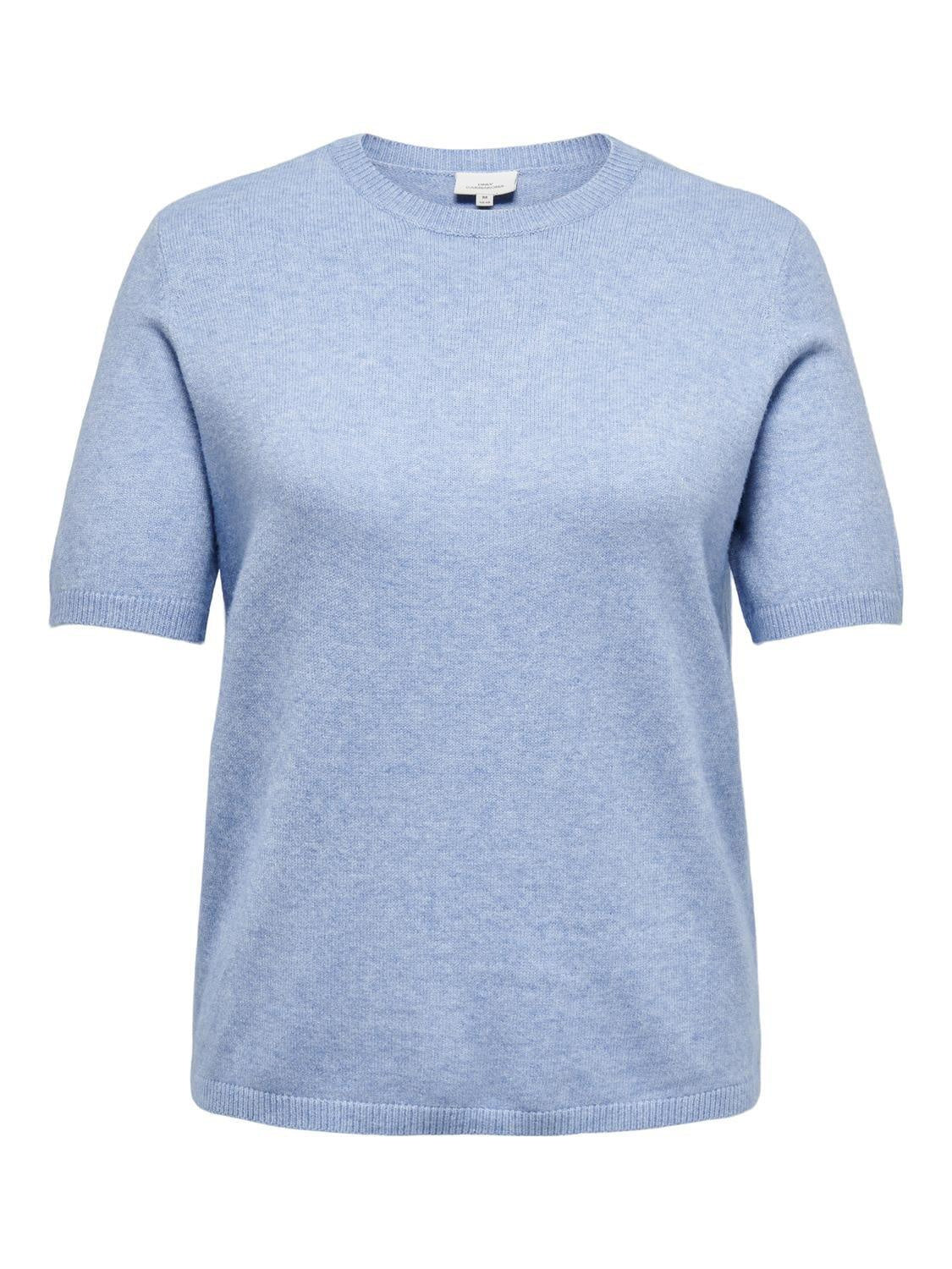 T-Shirt MARGARETA aus Viskosemix - Allure/MELANGE - Blau