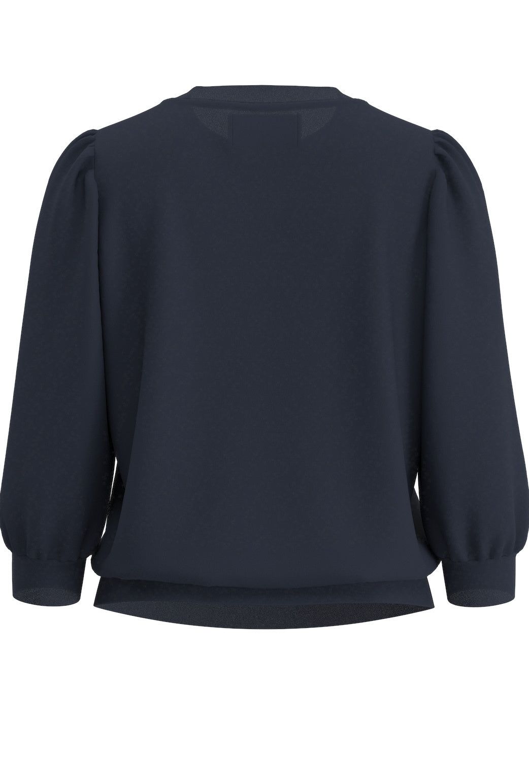 Sweatshirt mit Puffärmeln - Dark Sapphire - Blau